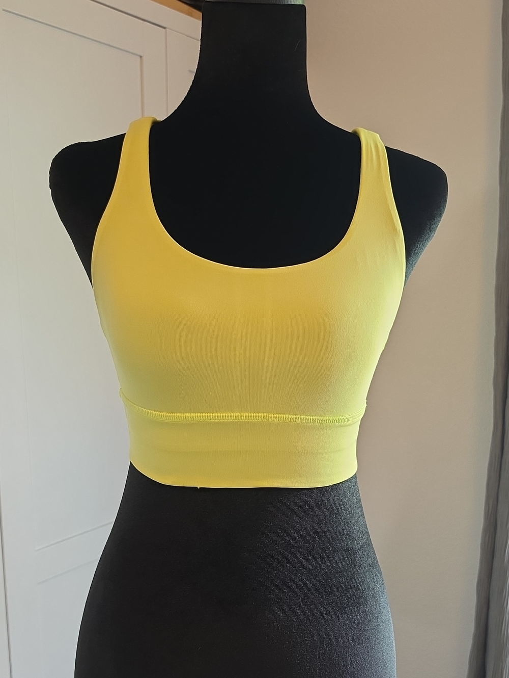 Lululemon Yellow Scoop Neck Sleep & Lounge Bralette